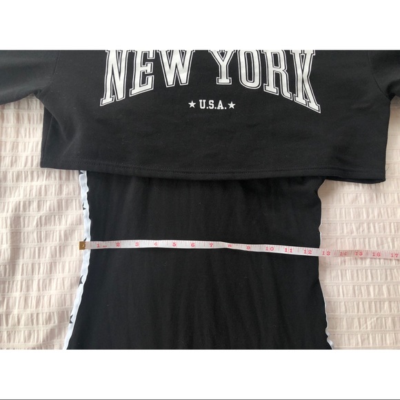 Two Piece Matching Body Con Dress & NY Sweater - Picture 10 of 14